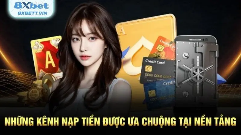Một số phương thức nạp tiền 8XBET phổ biến hàng đầu hiện nay