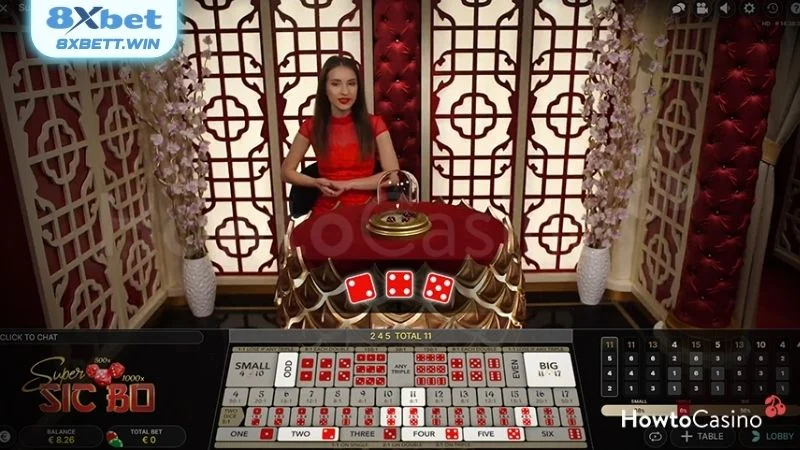 Tài xỉu online 8XBET có cách chơi dễ tiếp cận và tỷ lệ thưởng khủng